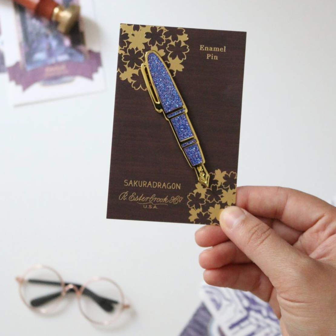 Esterbrook SAKURA STREET - Pen Label Pin