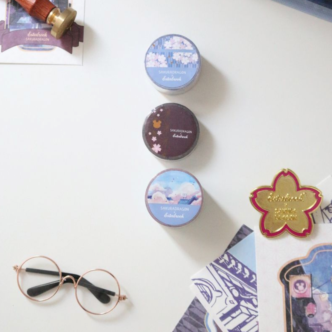 Esterbrook SAKURA STREET - Washi Tape Set