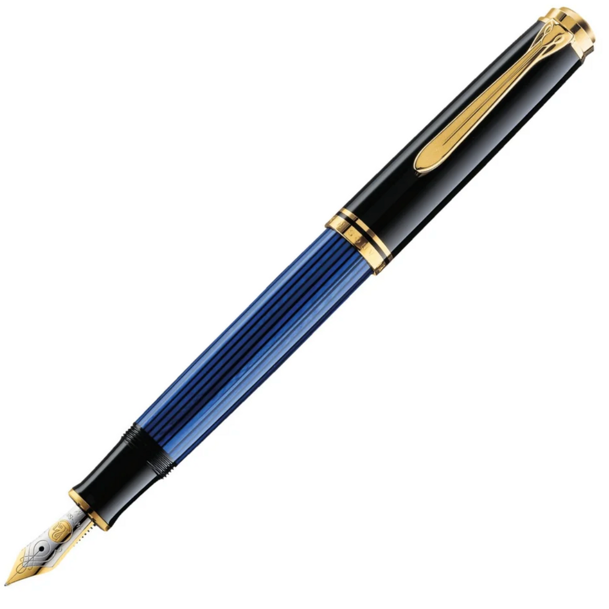 Pelikan - Souverän M800 Füllfederhalter - Schwarz-Blau