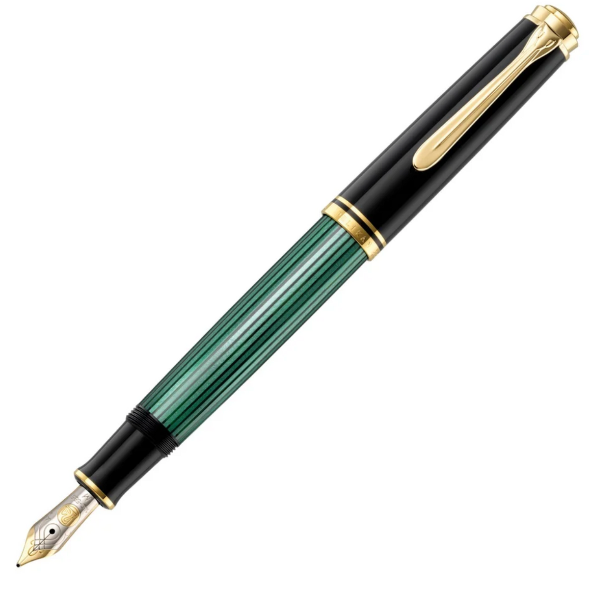 Pelikan - Souverän M400 Füllfederhalter - Schwarz-Grün
