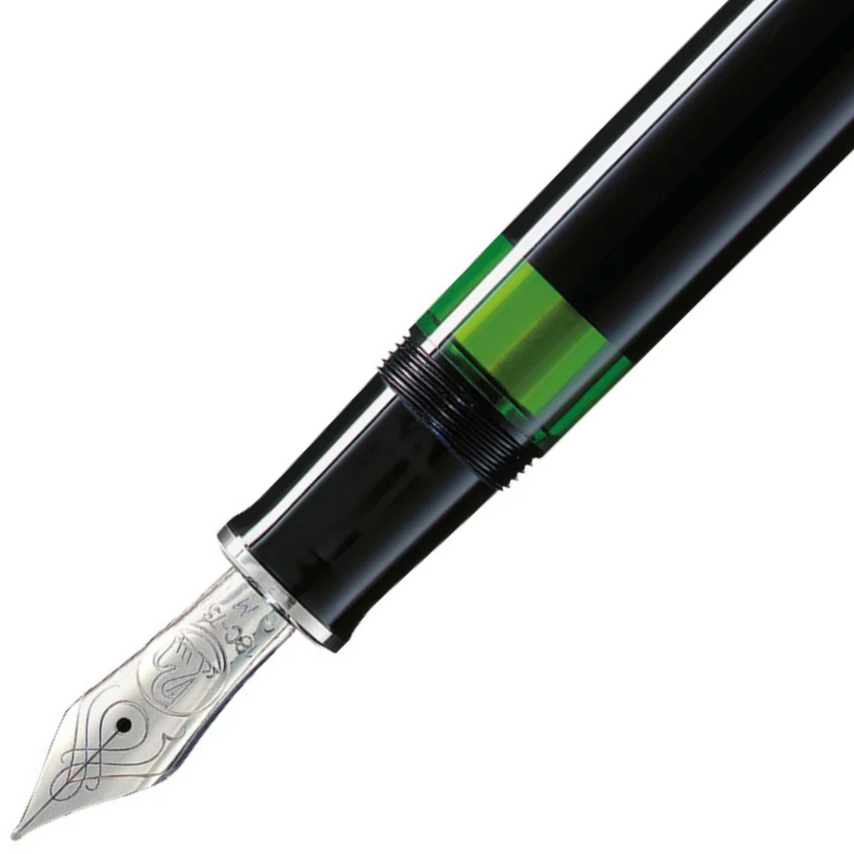 Pelikan - Souverän M405 Füllfederhalter - Schwarz/ Silber