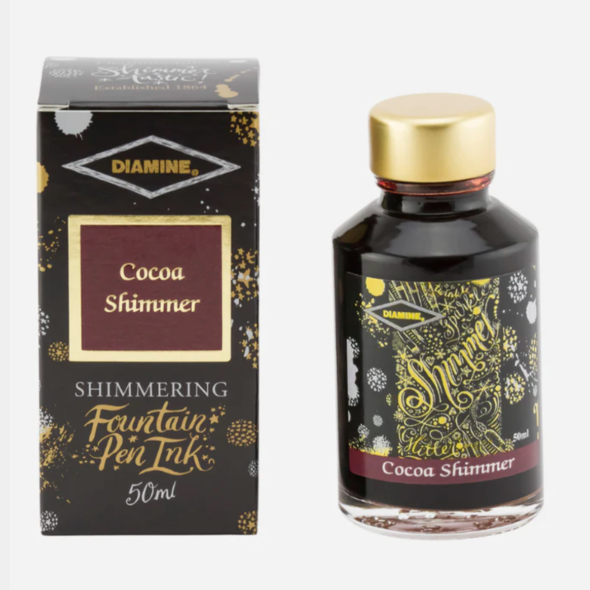 Diamine Cocoa Shimmer - 50 ml - Shimmering