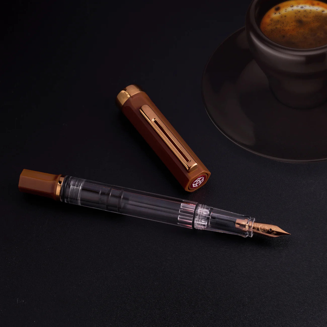 TWSBI - ECO Espresso with Bronze Fountain Pen - M/F