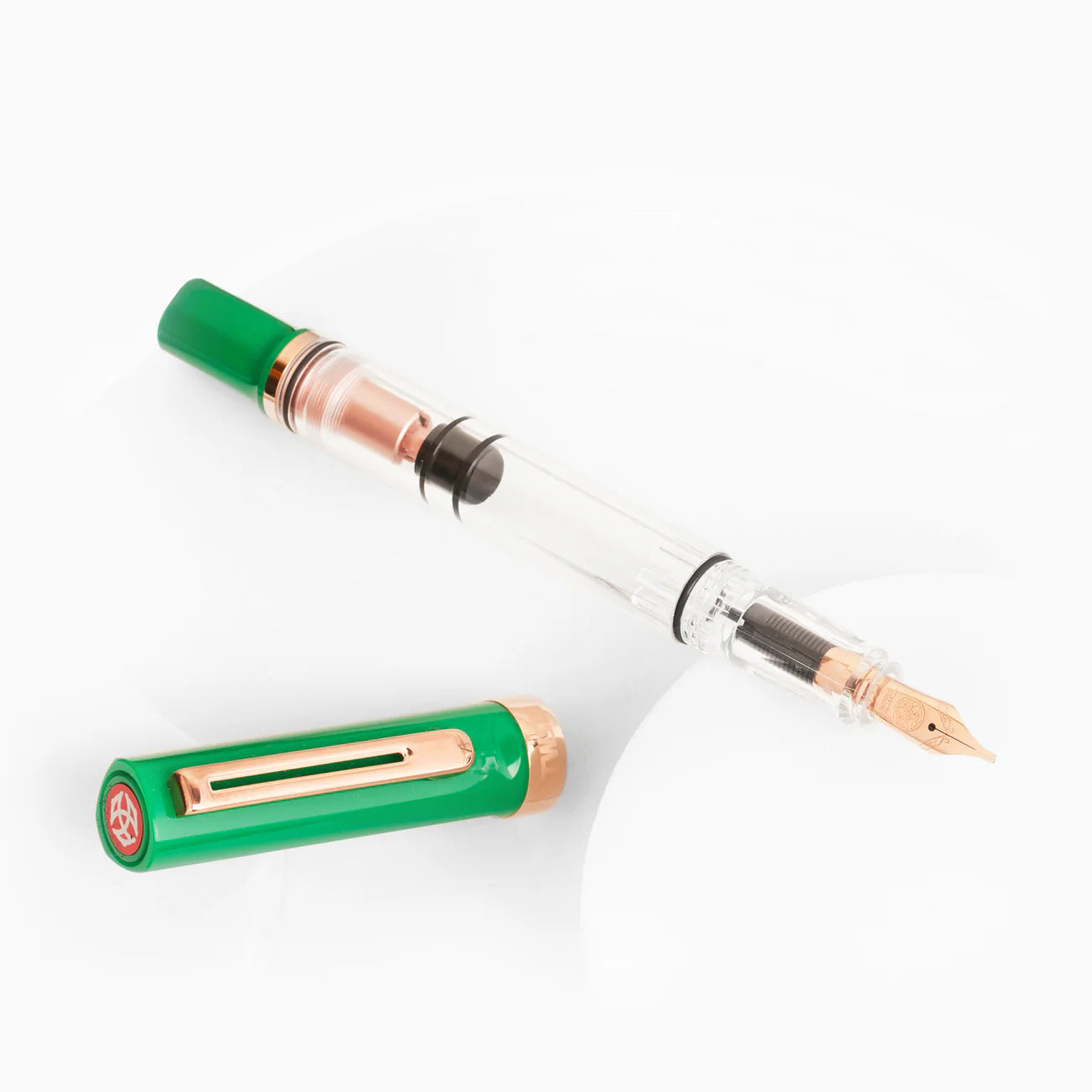 TWSBI - ECO T Fountain Pen Royal Jade with Midnight Blue Ink - M/F