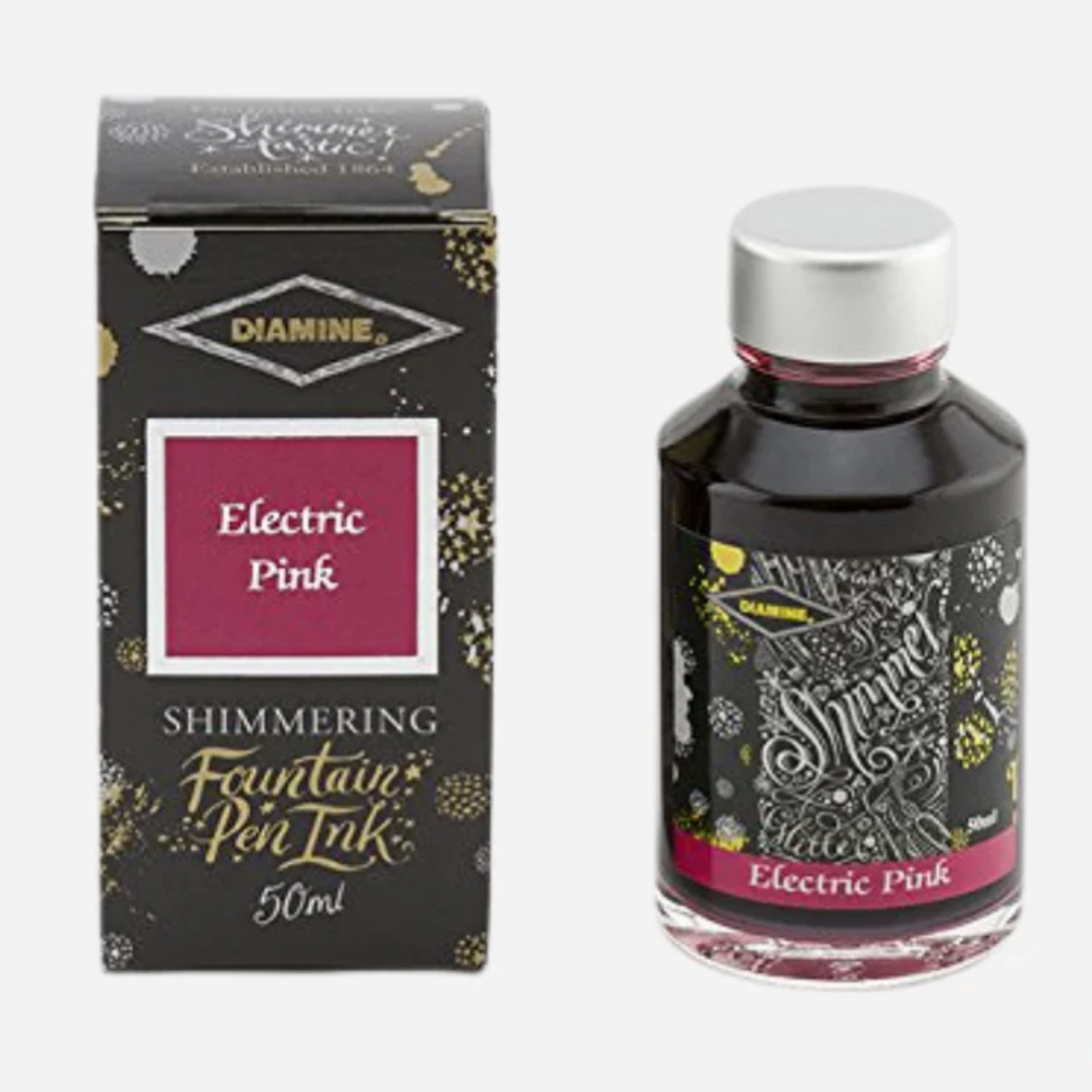 Diamine Electric Pink - 50 ml - Shimmering