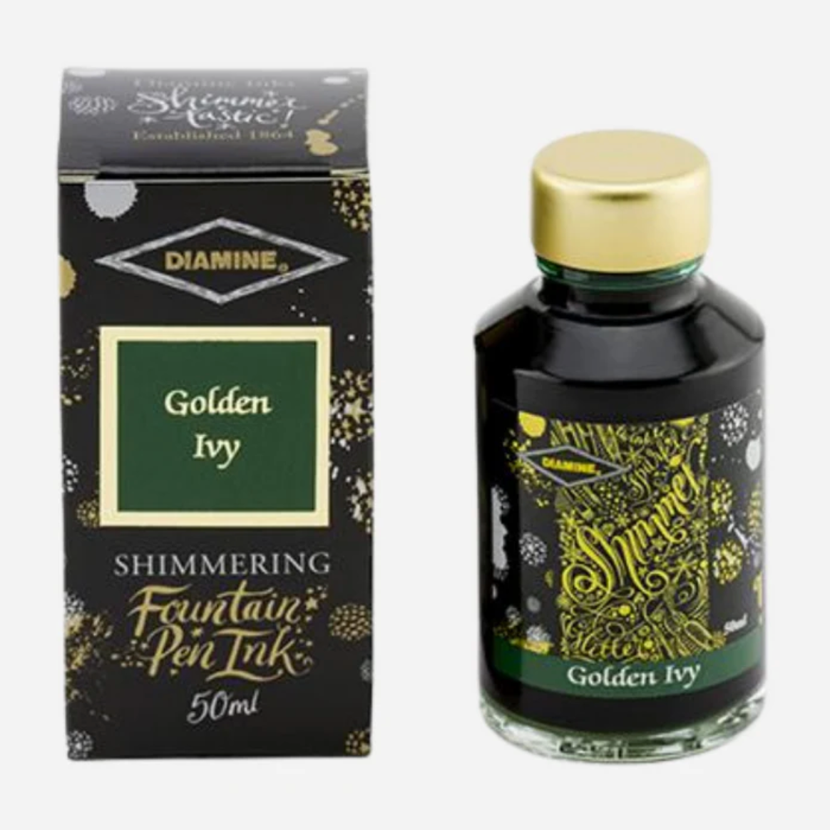 Diamine Golden Ivy - 50 ml - Shimmering