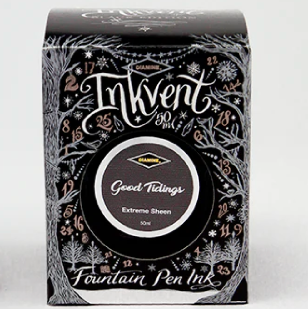 Diamine BLACK Inkvender - Good Tidings - 50 ml - Extreme Sheen