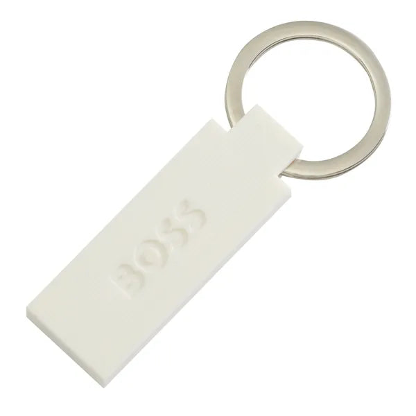 Hugo Boss - Schlüsselring Edge Iconic White