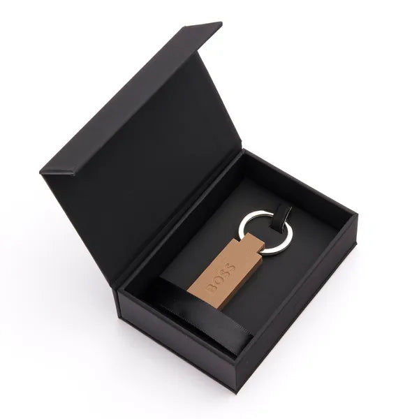 Hugo Boss - Schlüsselring Edge Iconic Caramel