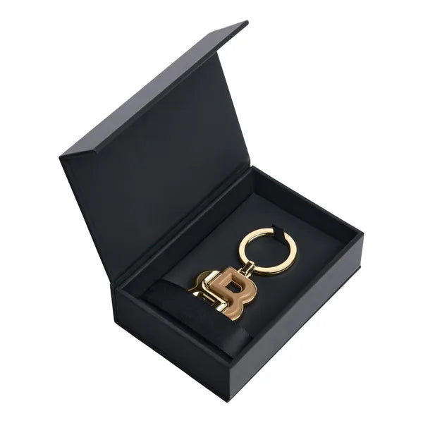Hugo Boss - Schlüsselring Double B Caramel