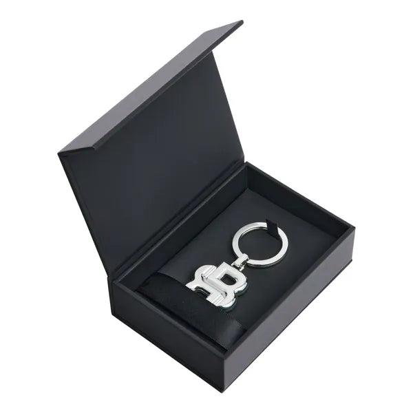 Hugo Boss - Schlüsselring Double B Shinny Chrome