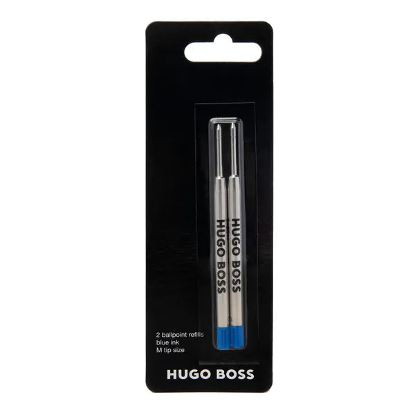 Hugo Boss - Ersatzminen Kugelschreiber Blau Metall Duo Pack