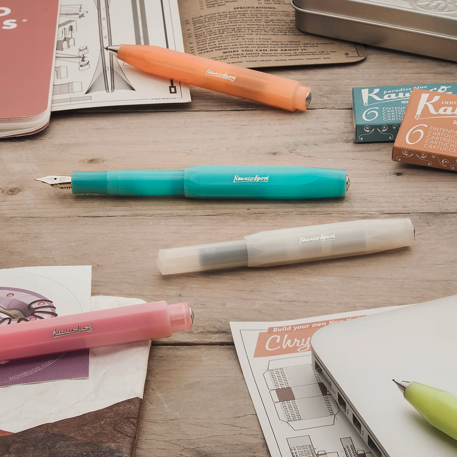 Kaweco - Frosted Sport Füller - Sweet Banana