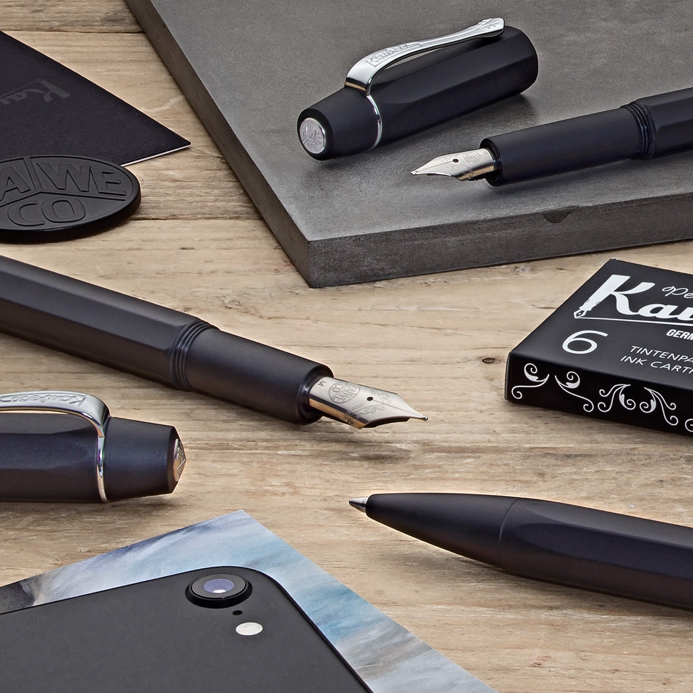 Kaweco - Original Füller - Schwarz Chrom 250
