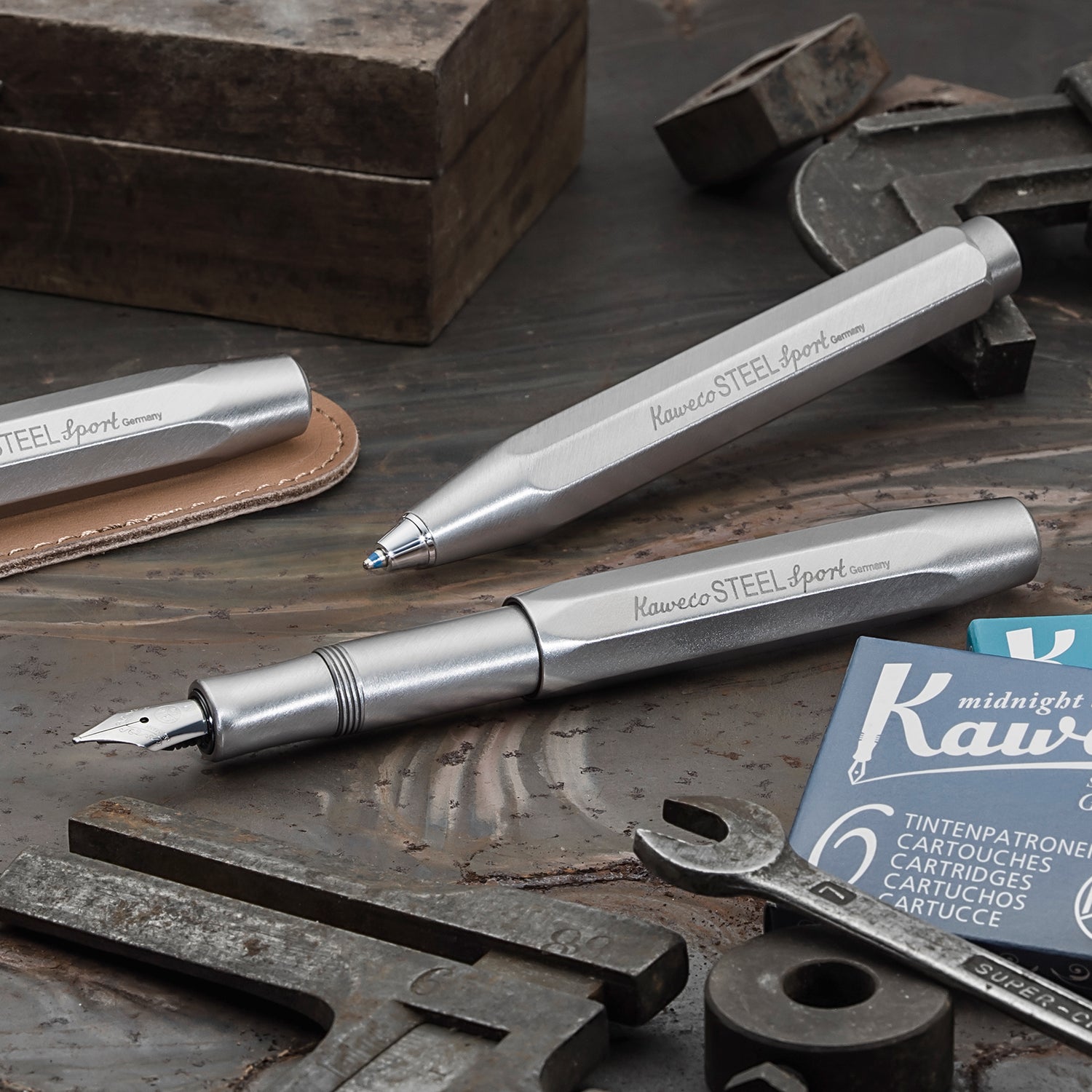 Kaweco - Steel Sport Füller - Edelstahl