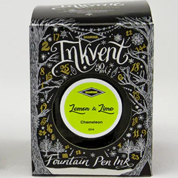 Diamine BLACK Inkvender - Lemon & Lime - 50 ml - Chameleon