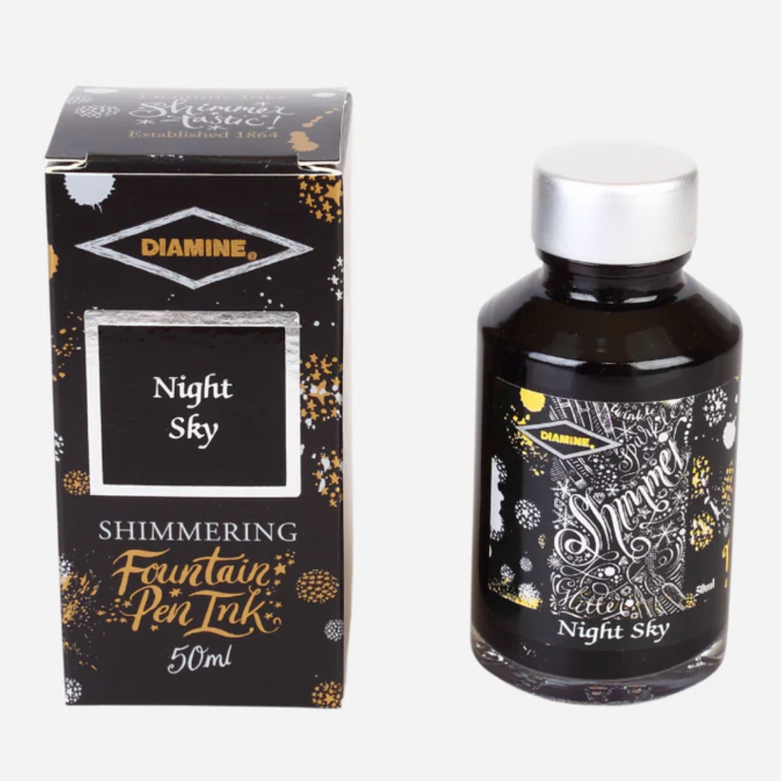 Diamine Night Sky - 50 ml - Shimmering