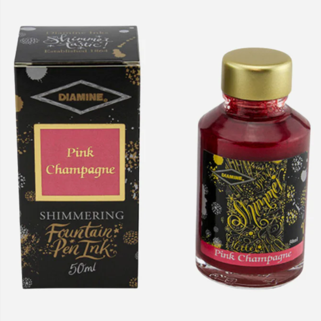 Diamine Pink Champagne - 50 ml - Shimmering