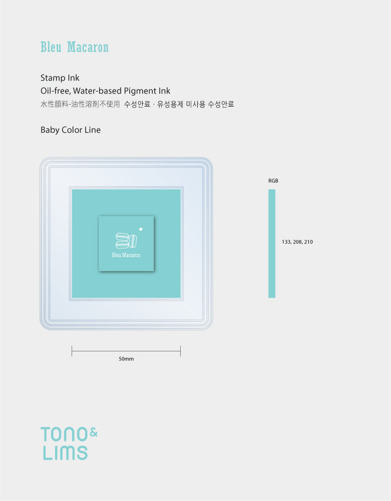 Tono & Lims - Stamp Pad Baby - Blue Macaron