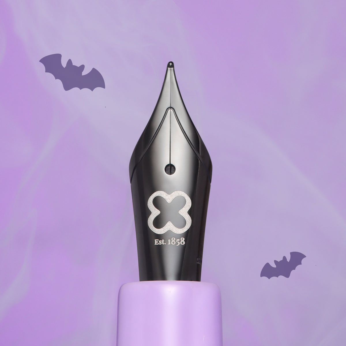 Esterbrook Sweetly Haunted - Estie Black Halloween Pastel with Bat - F/M