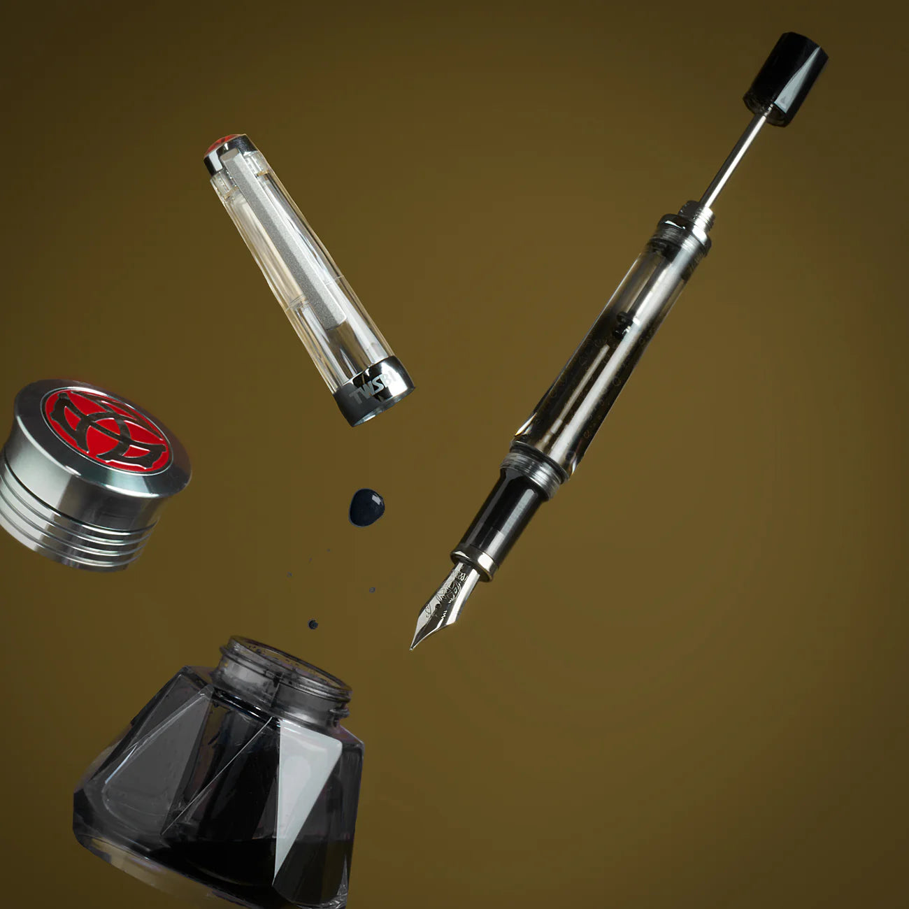 TWSBI - VAC R Fountain Pen Clear - F/M/B