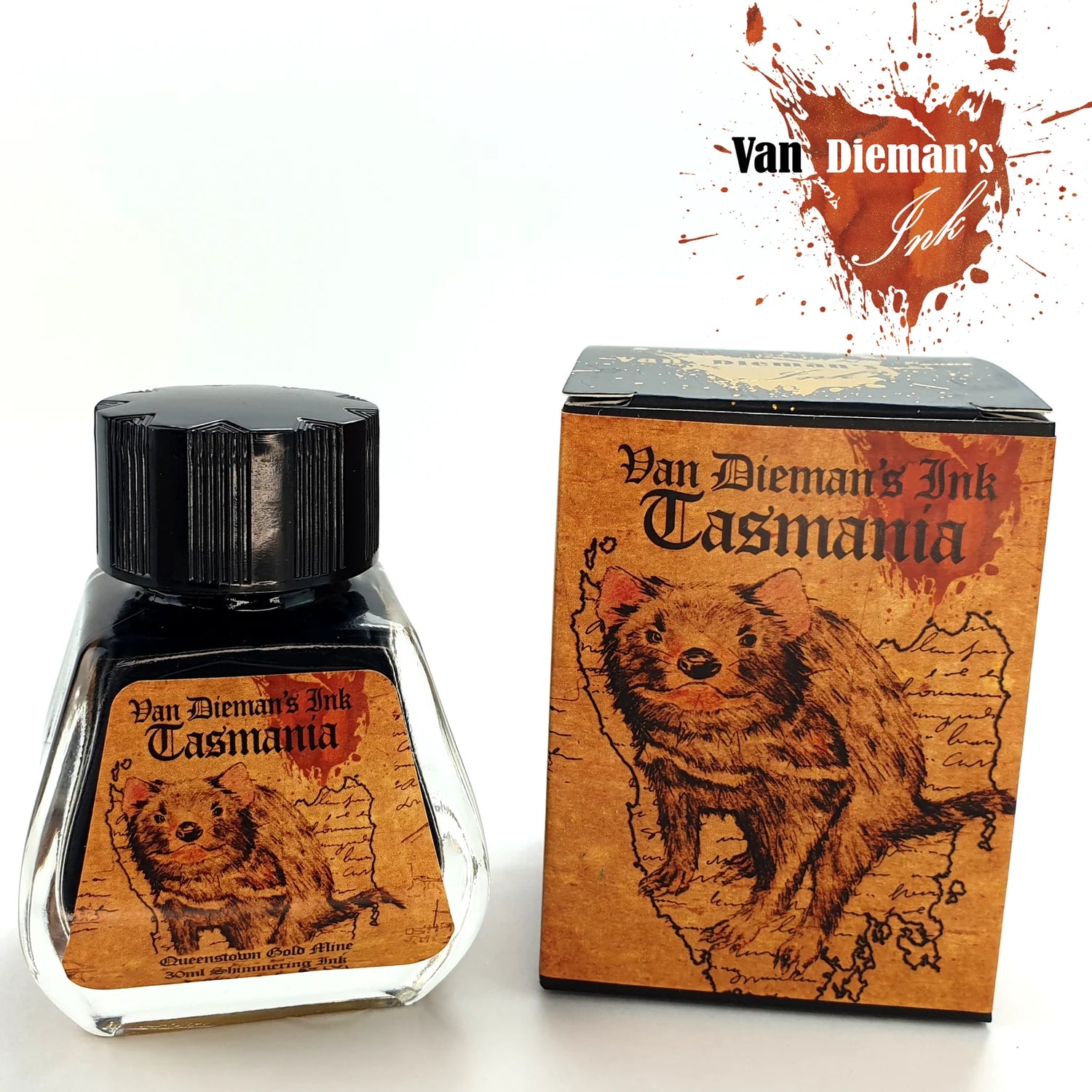 Van Diemans Ink - Tasmania - Queenstone Gold Mine Shimmering - 30 ml