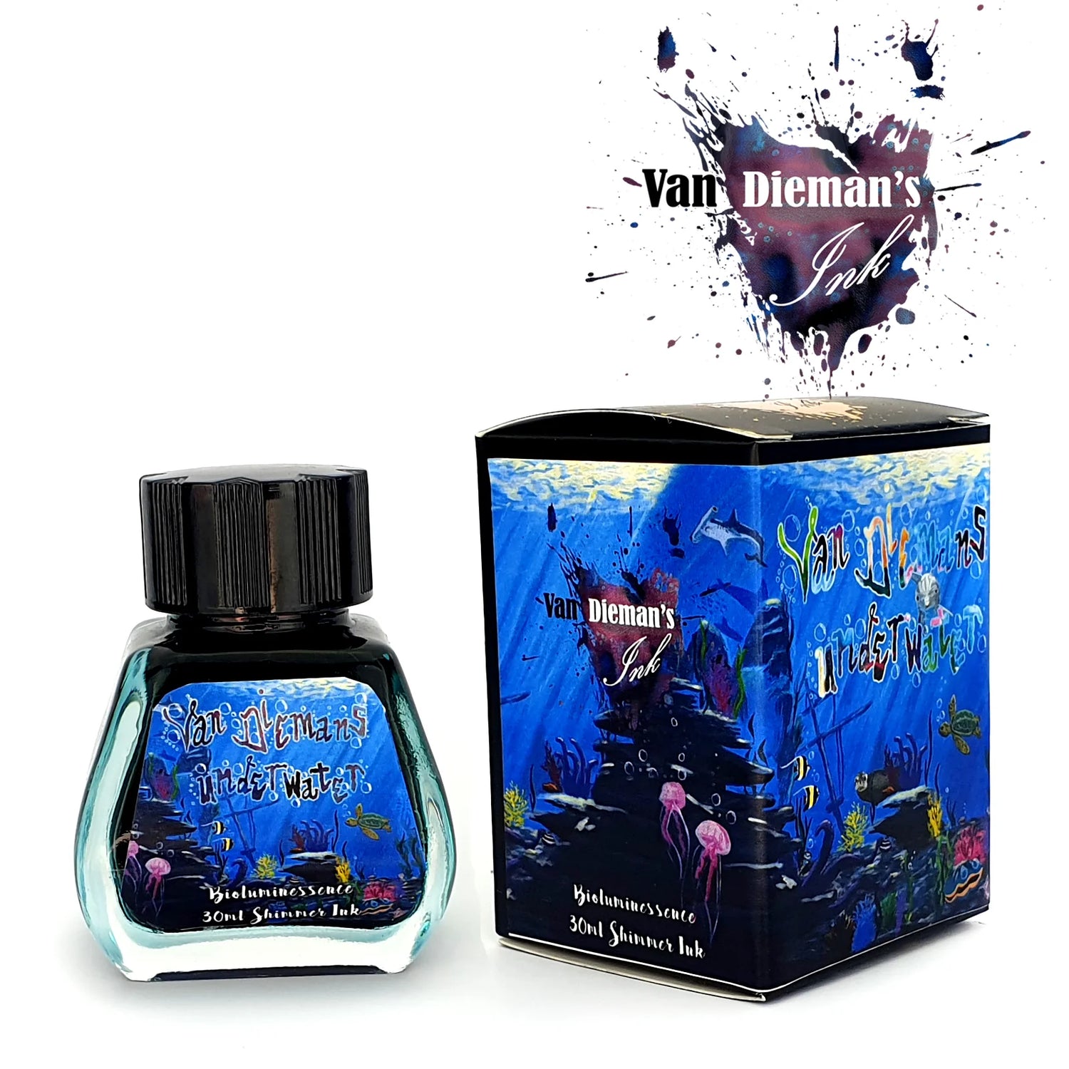 Van Diemans Ink - Underwater - Bioluminescence Shimmering - 30 ml