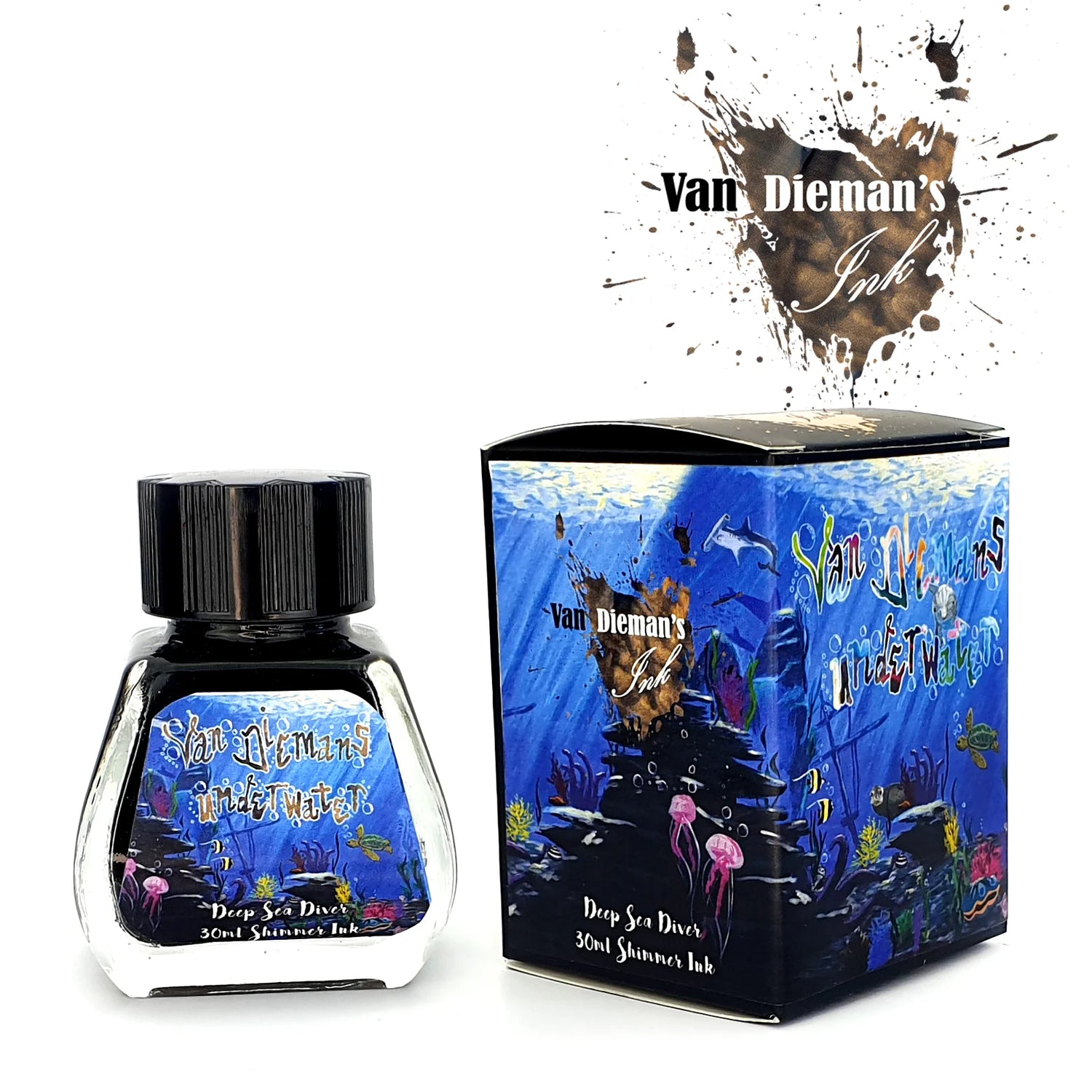 Van Diemans Ink - Underwater - Deep Sea Diver Shimmering - 30 ml