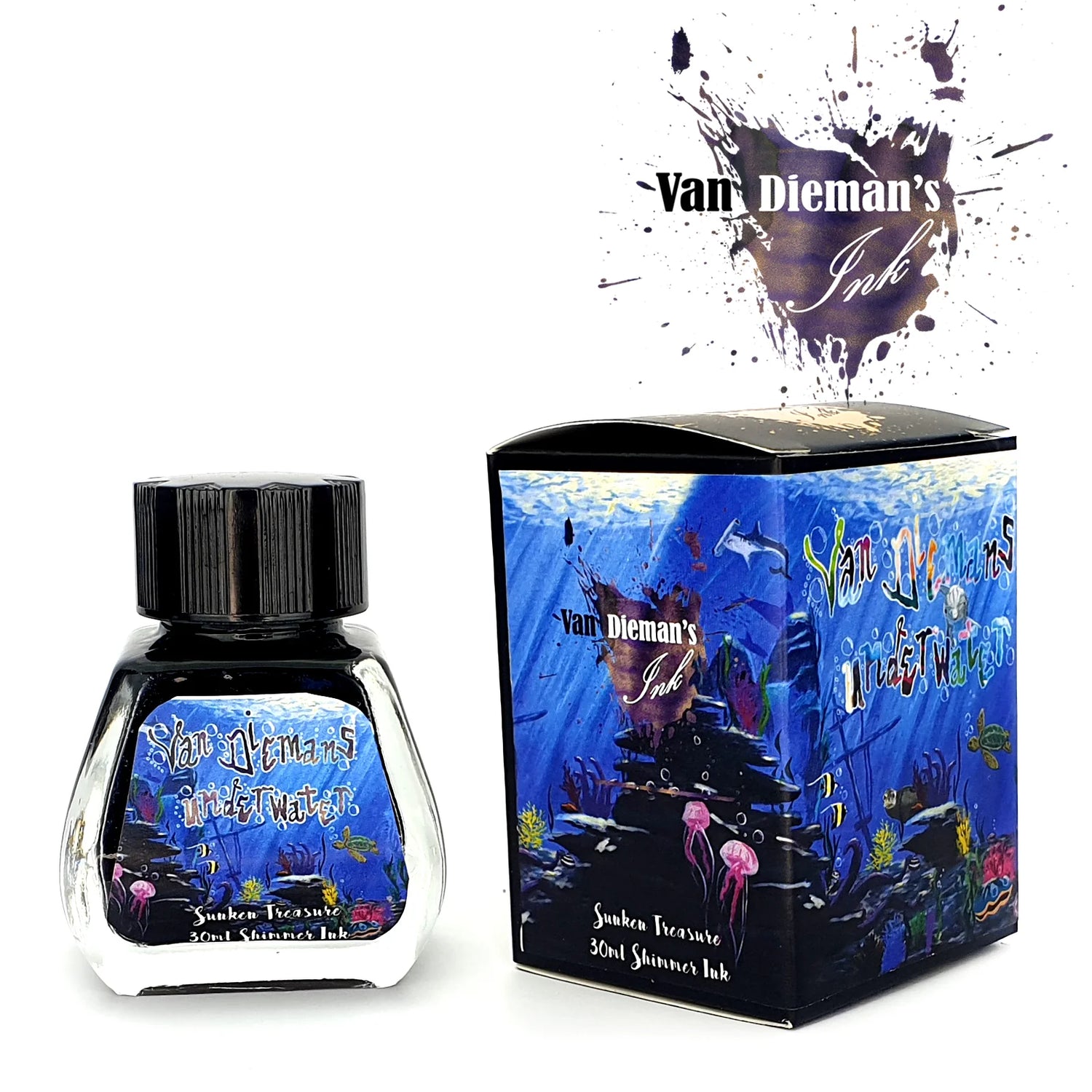Van Diemans Ink - Underwater - Sunken Treasure Shimmering - 30 ml