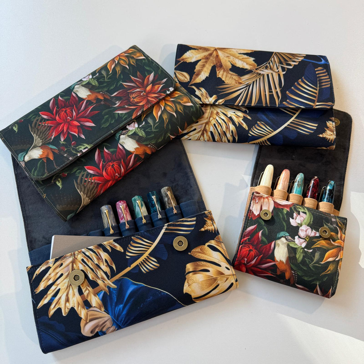 PenNini - Exclusive Pancases - Kingfisher und Leafs