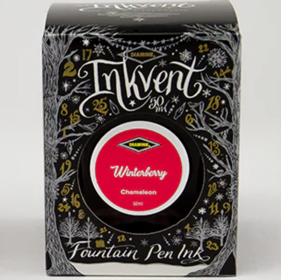 Diamine BLACK Inkvender - Winter Berry - 50 ml - Chameleon