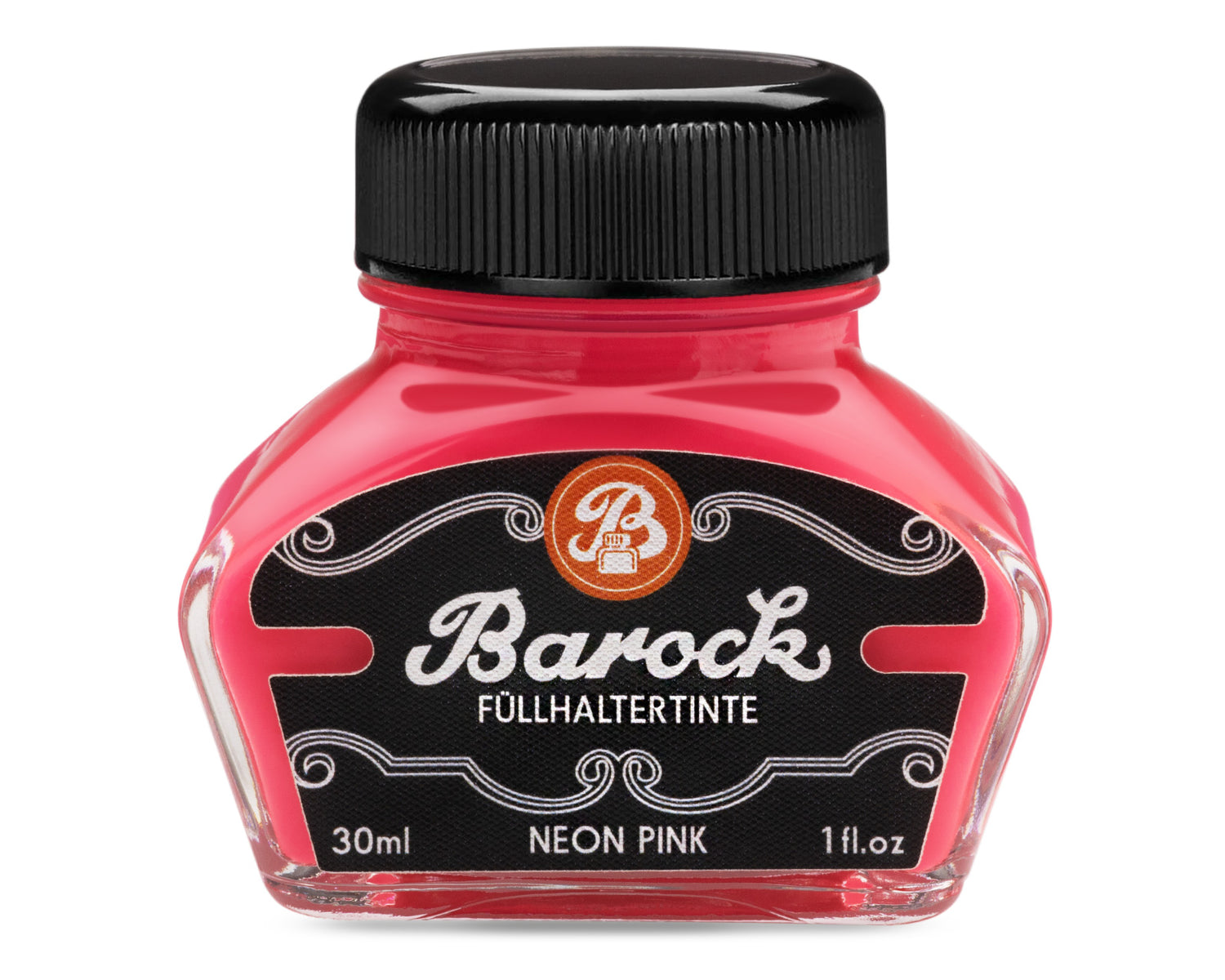 Octopus - Barock Fluoreszierende Tinte für Füller und Schreibfedern - Neon Pink - 30 ml