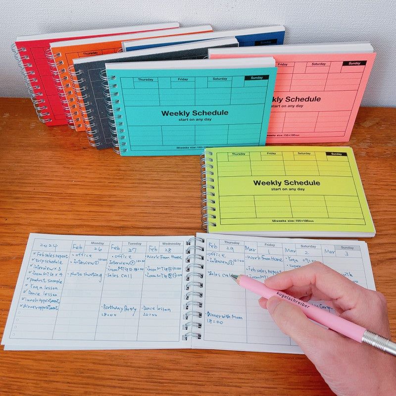 MARK´S Weekly Dayfree Planner - A6 - Dark Green