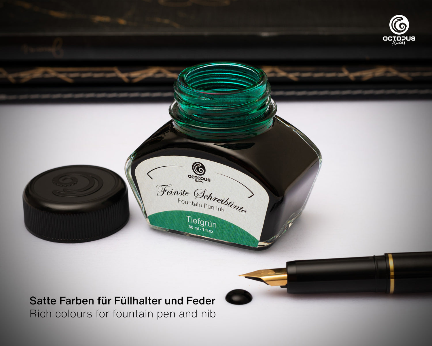 Octopus - Füllertinte Tiefgrün - 30 ml